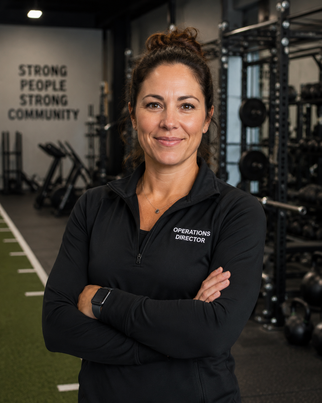 Fitness operations director on the gym floor